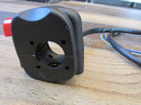 Domino right handlebar switch: right side view.