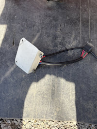 John created this separate bracket for mounting the fuse block on his Moto Guzzi California III.