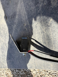 John created this separate bracket for mounting the fuse block on his Moto Guzzi California III.