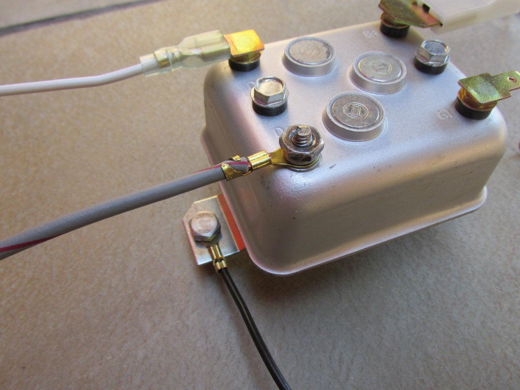 Bosch electronic voltage regulator.